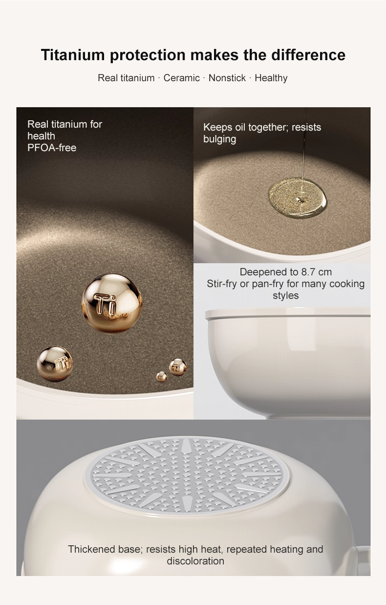 VELOSAN 24 cm Titanium-Ceramic Nonstick Square Pan