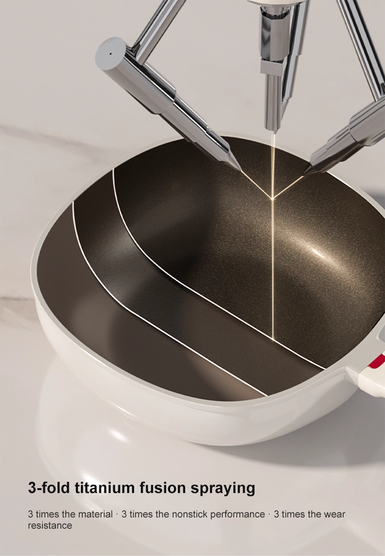 VELOSAN 24 cm Titanium-Ceramic Nonstick Square Pan