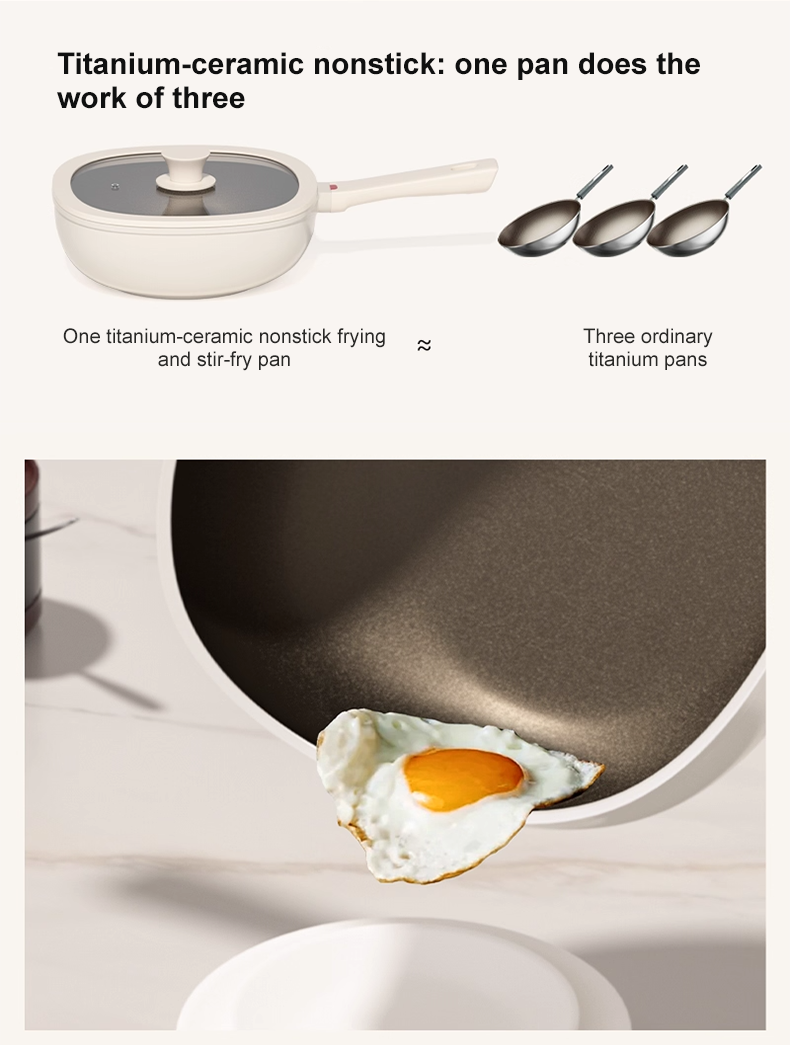 VELOSAN 24 cm Titanium-Ceramic Nonstick Square Pan